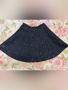 AQUA x Wicked Girls' Tweed Skater Skirt NWT GOES TO CHARITY